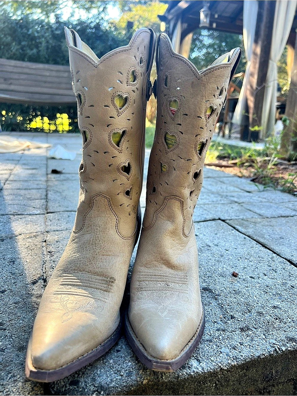 Durango  Western Heeled Boots in Tan